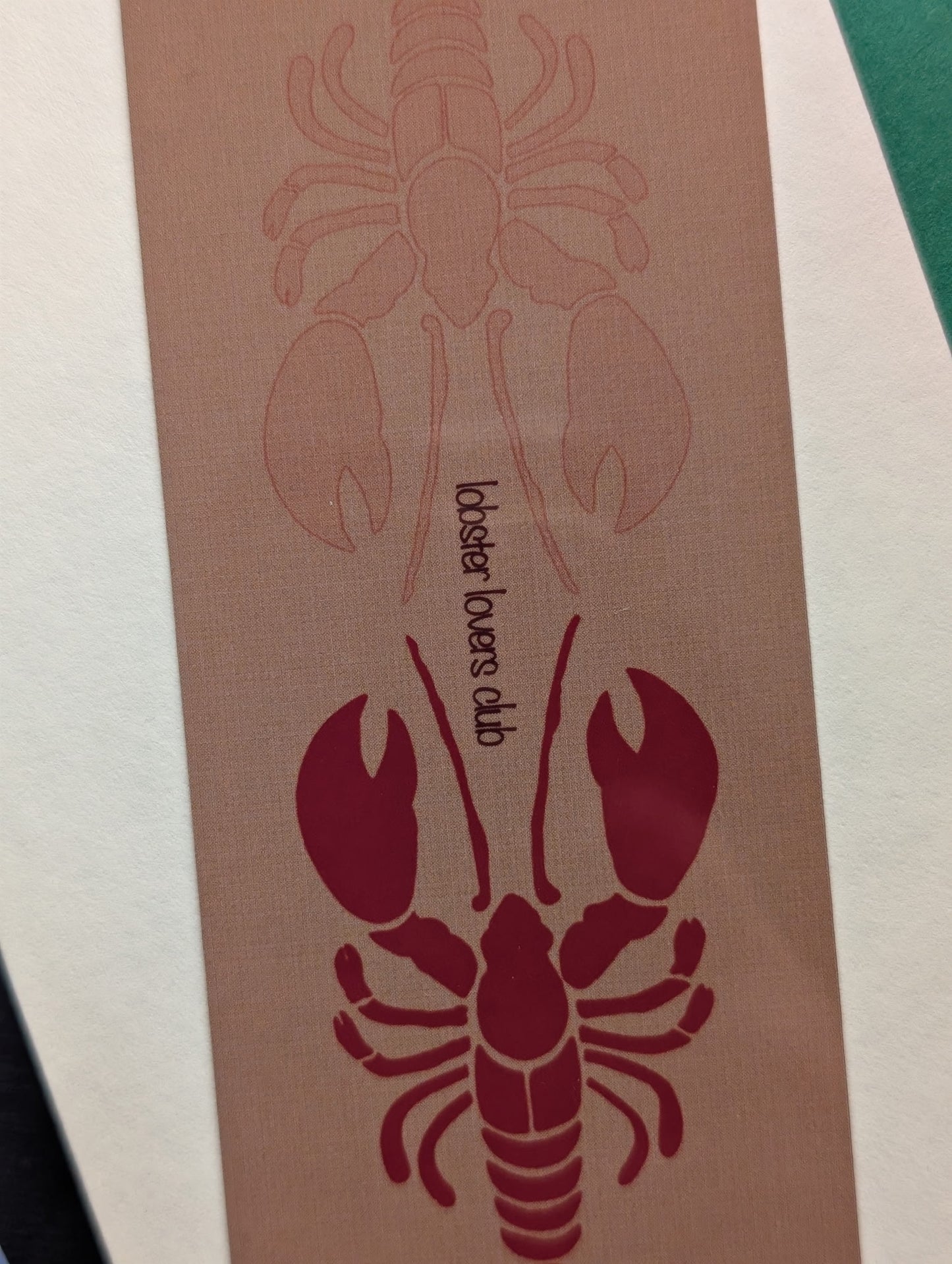 Lobster Lovers Club Bookmark